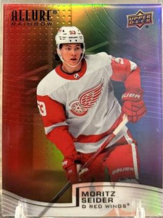 Moritz Seider #R-16 2021 Upper Deck Allure Rainbow Hockey