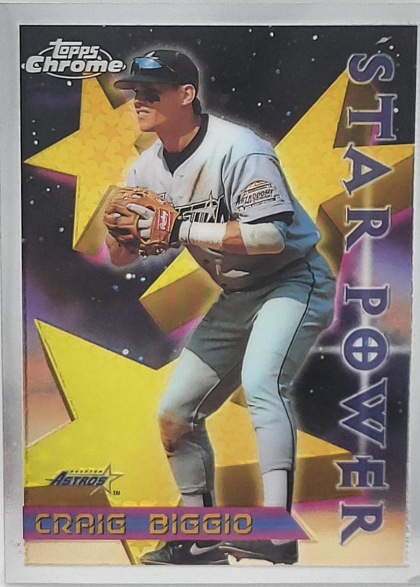 Craig Biggio #9 Baseball Cards 1996 Topps Chrome