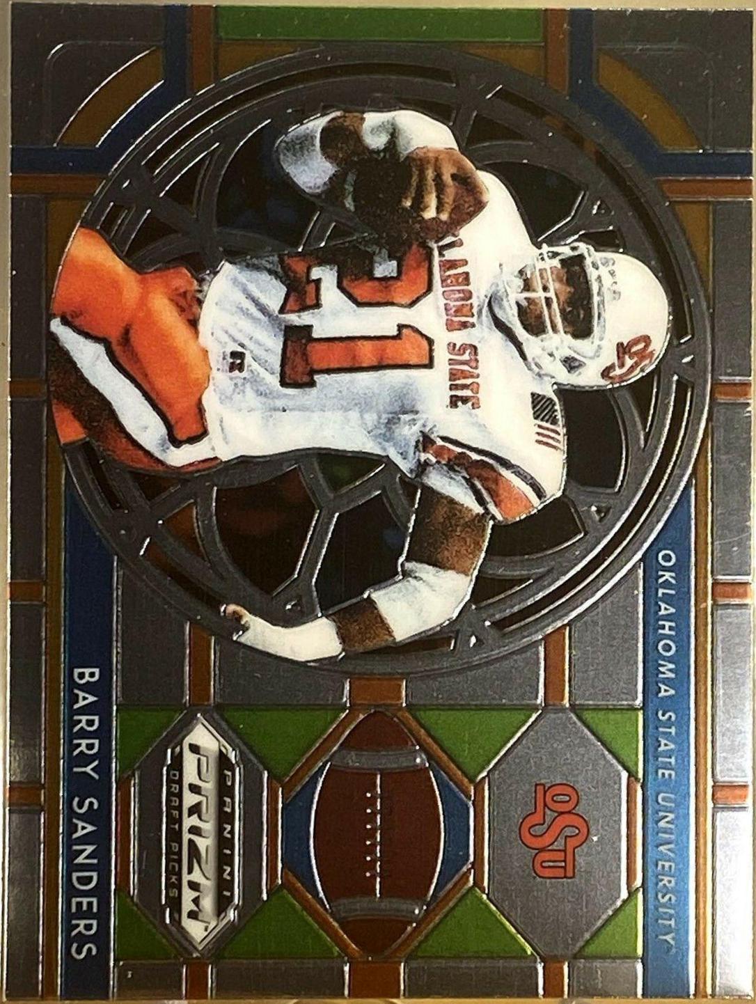 Barry Sanders #33 Football Cards 2019 Panini Prizm Draft Picks