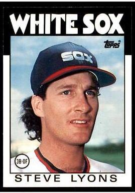 Steve Lyons #67T Baseball Cards 1986 Topps Traded