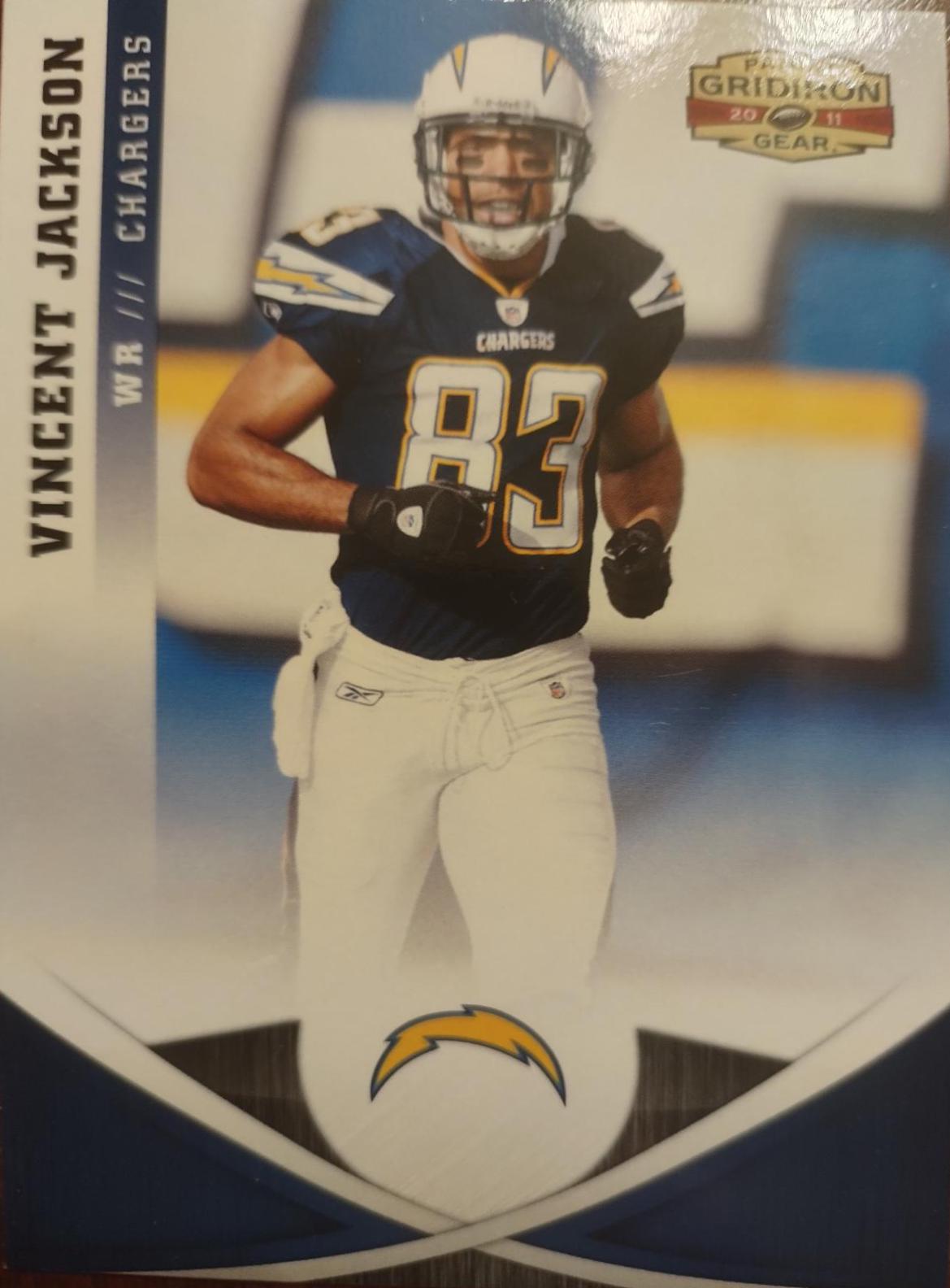 Vincent Jackson #62 Football Cards 2011 Panini Gridiron Gear