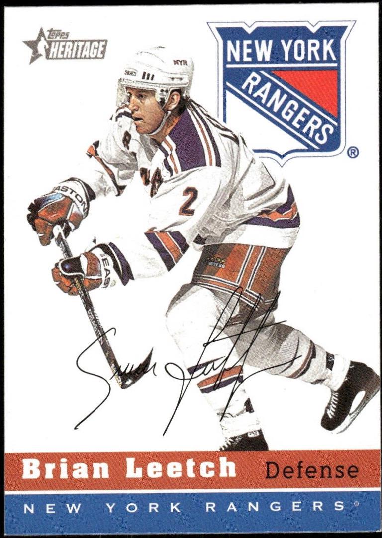 Brian Leetch #56 2000-01 Topps Heritage Hockey