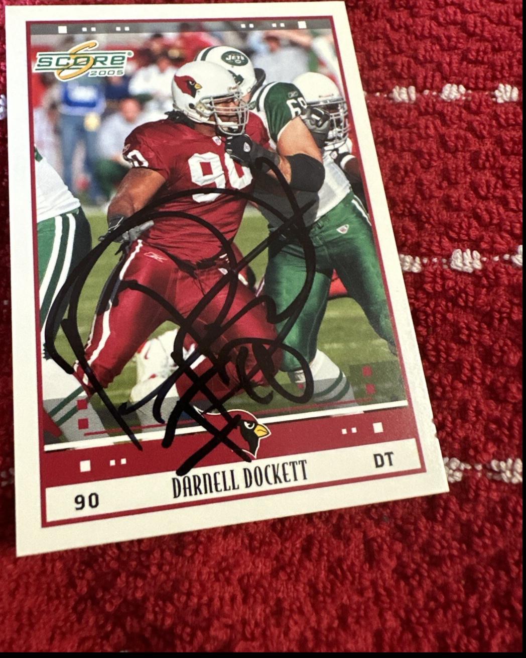 Darnell Dockett #4 2005 Score Football