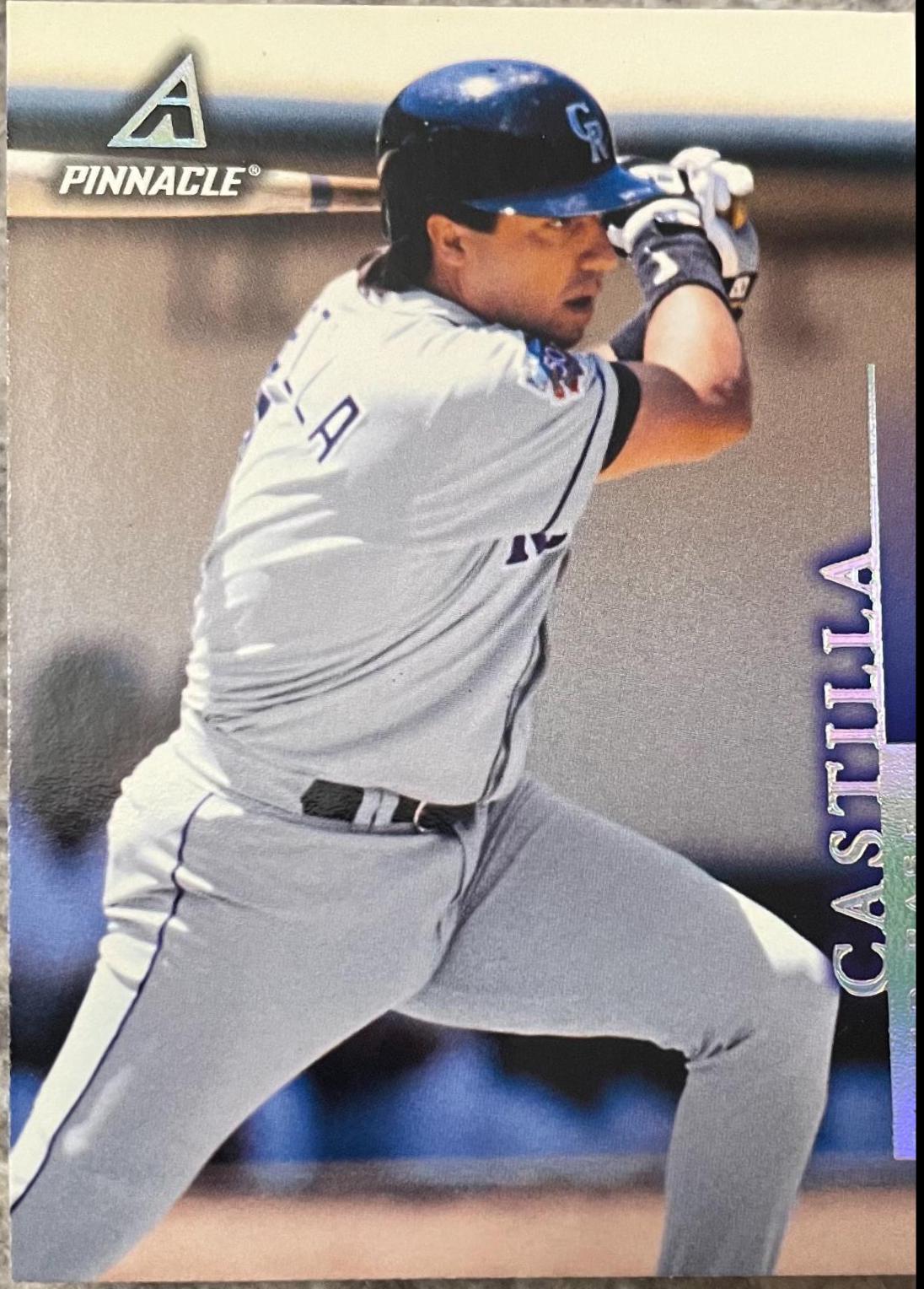 Vinny Castilla #34 Baseball Cards 1998 Pinnacle