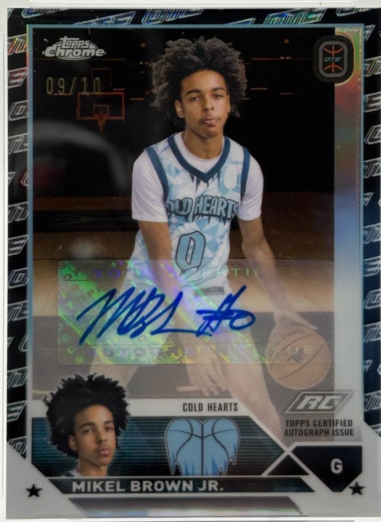Mikel Brown Jr. [Black White OTE Refractor] #A-MBJ