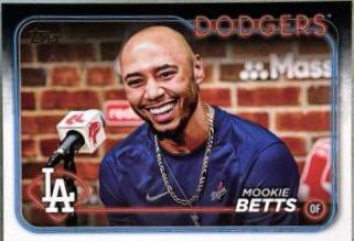 Mookie Betts [Golden Mirror Image Variation] (2024 Topps)