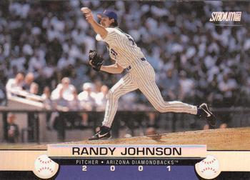 Randy Johnson #5 Baseball Cards 2001 Stadium Club