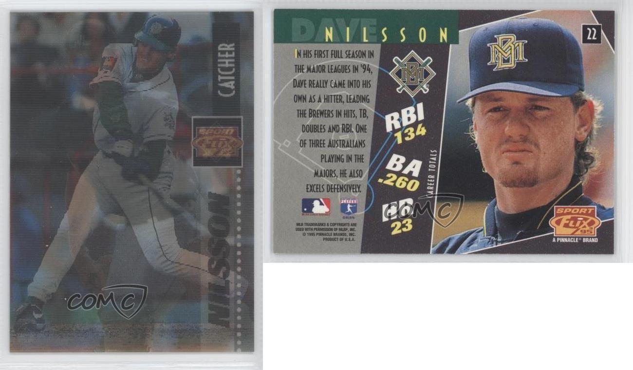 Dave Nilsson #22 Baseball Cards 1995 Sportflix