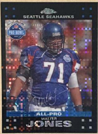 Walter Jones #TC103 Football Cards 2007 Topps Chrome