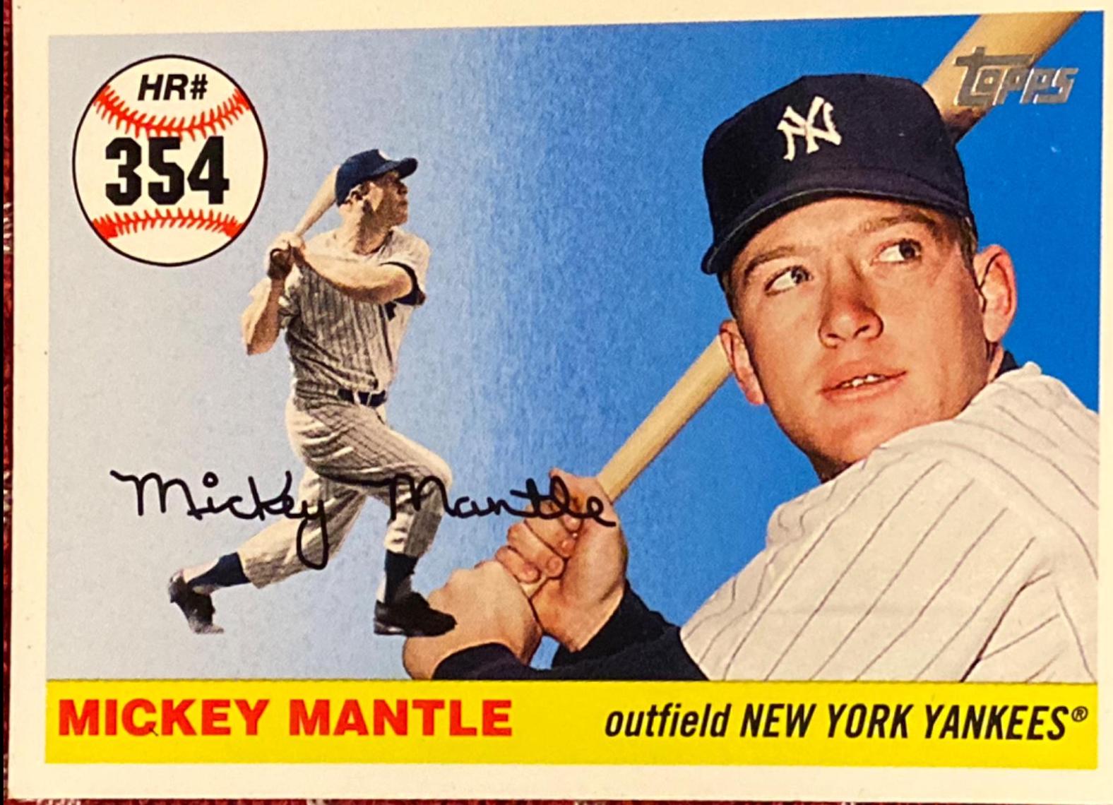 Mickey Mantle #mhr354 Baseball Cards 2007 Topps Mantle Home Run History