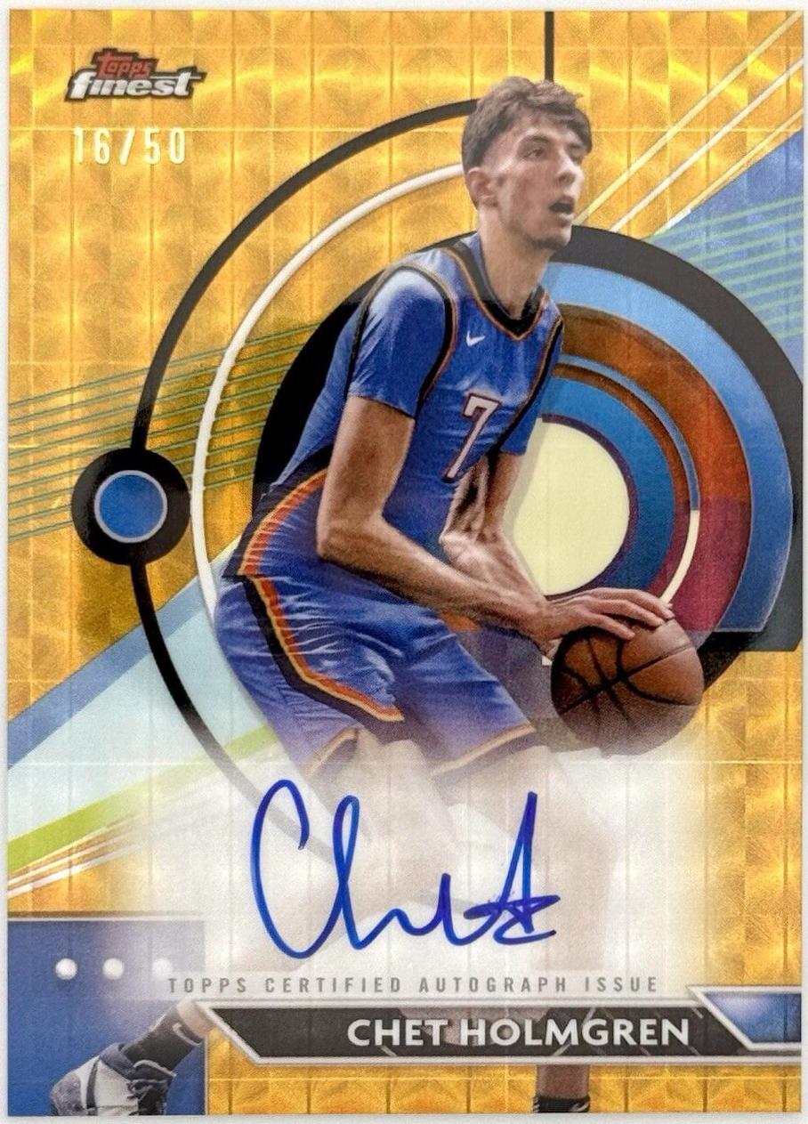 Chet Holmgren [Gold Geometric Refractor] #FA-CH