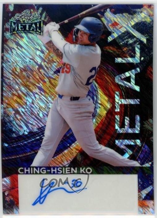 Ching-Hsien Ko #MX-CHK 2026 Leaf Metal X Autograph Baseball