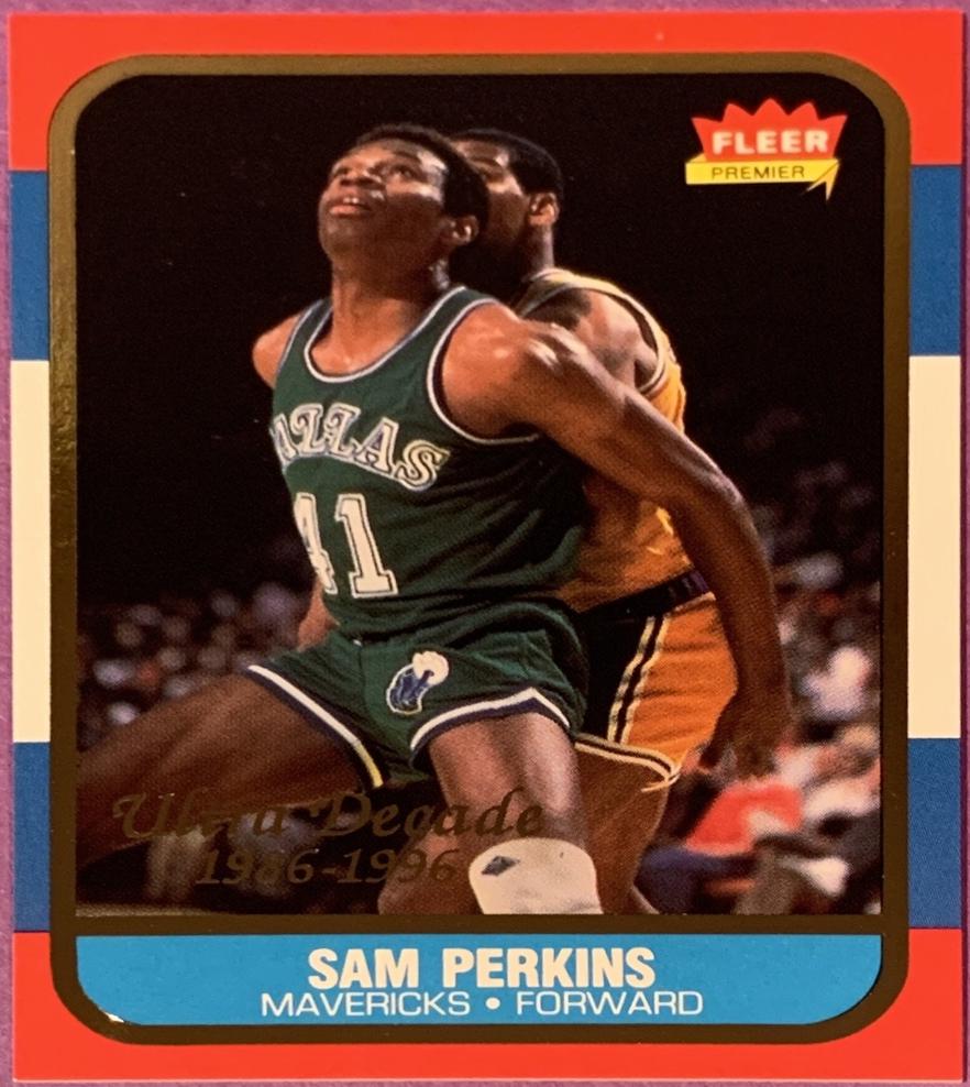 Sam Perkins #M8 1996 Metal Decade Of Excellence Basketball