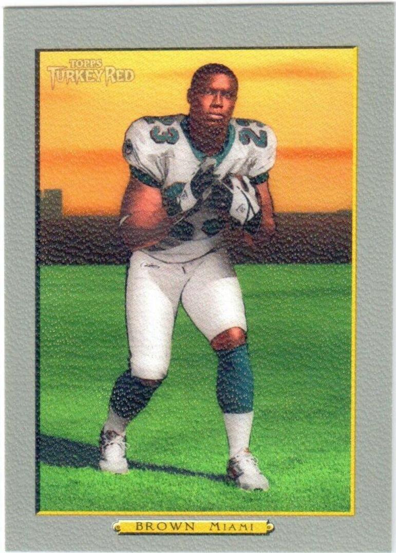 Ronnie Brown #190 2005 Topps Turkey Red Football