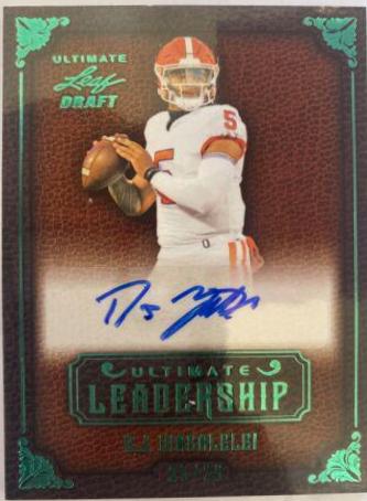D. J. Uiagalelei #UL-DJU Football Cards 2022 Leaf Ultimate Draft Leadership Autographs