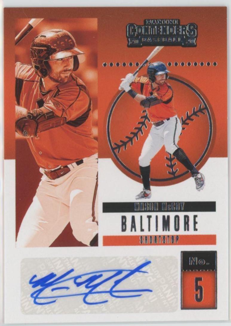 Mason McCoy #CA-MA Baseball Cards 2020 Panini Contenders Autographs
