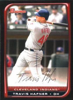 Travis Hafner #52 Baseball Cards 2008 Bowman