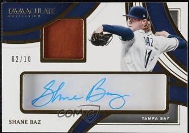 Shane Baz #ICP-SH Baseball Cards 2022 Panini Immaculate Collection Clear Prime Relics