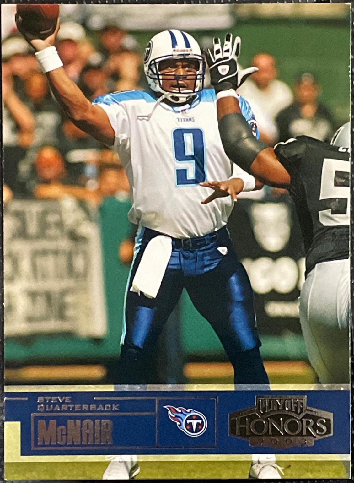Steve McNair #83 2003 Playoff Honors Football