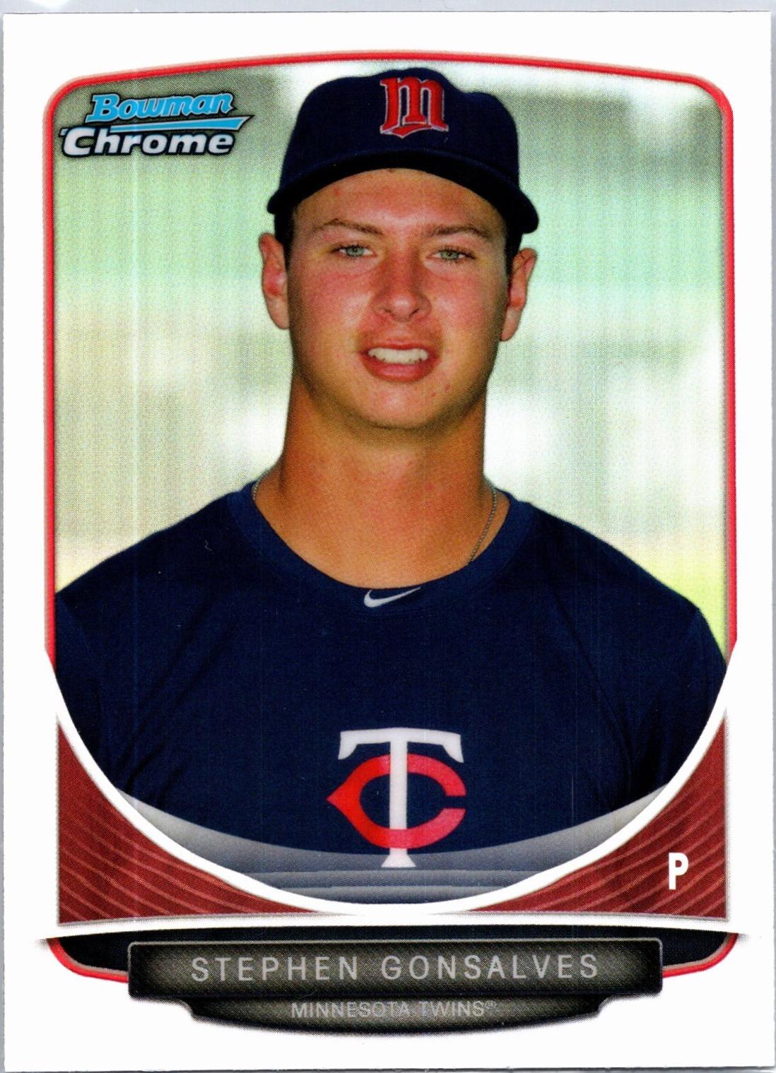 Stephen Gonsalves #BDPP49 2013 Bowman Chrome Draft Picks & Prospects Baseball