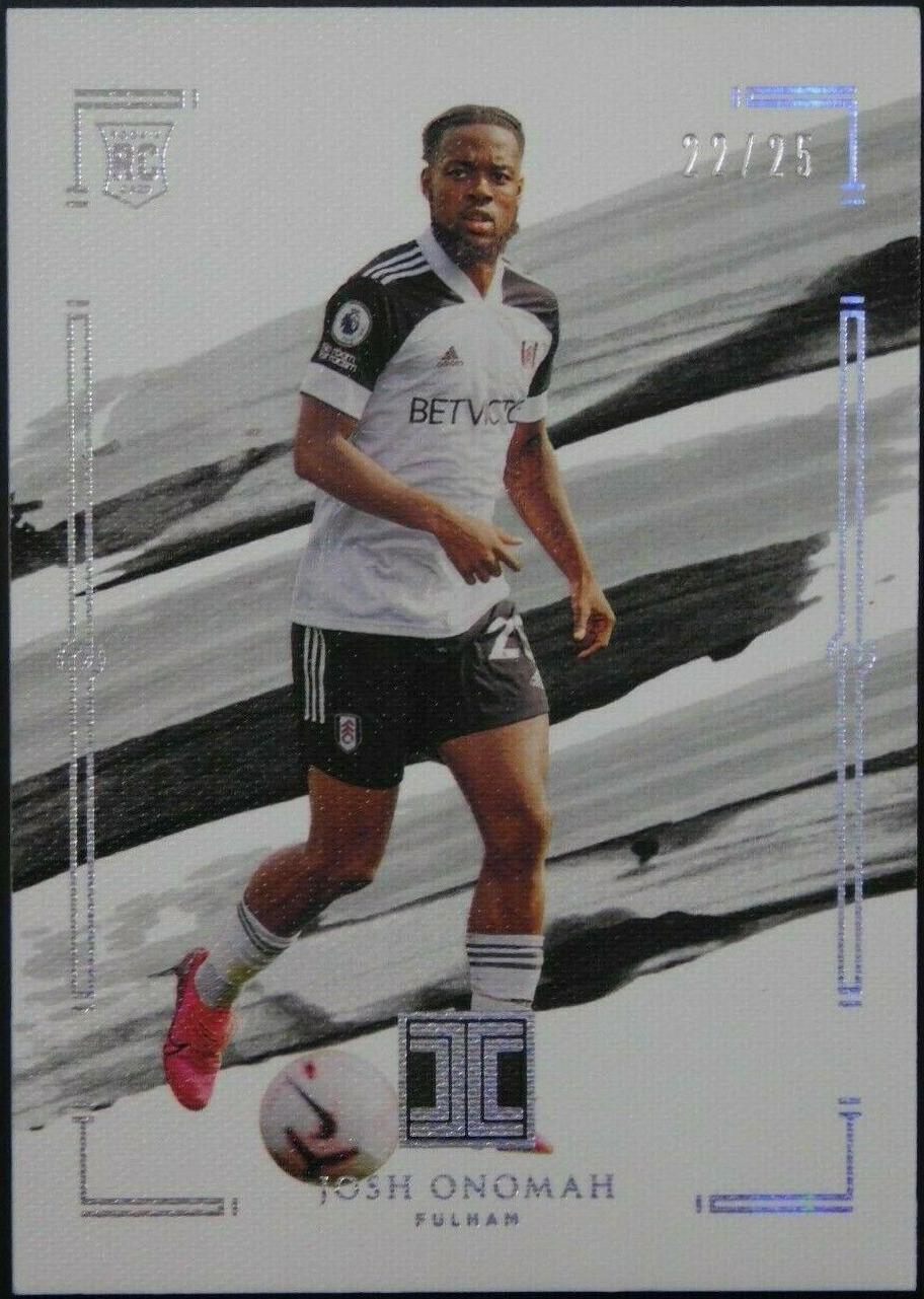 Josh Onomah #35 Soccer Cards 2020 Panini Impeccable Premier League