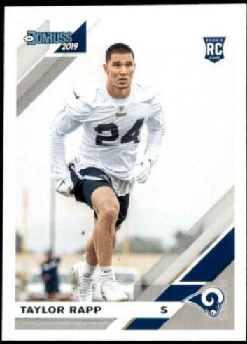 Taylor Rapp #279 Football Cards 2019 Donruss