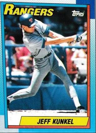 Jeff Kunkel #174 Baseball Cards 1990 Topps