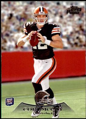 Colt McCoy #20 Football Cards 2010 Topps Prime