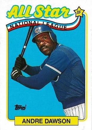 Andre Dawson: All Star #391 Baseball Cards 1989 Topps
