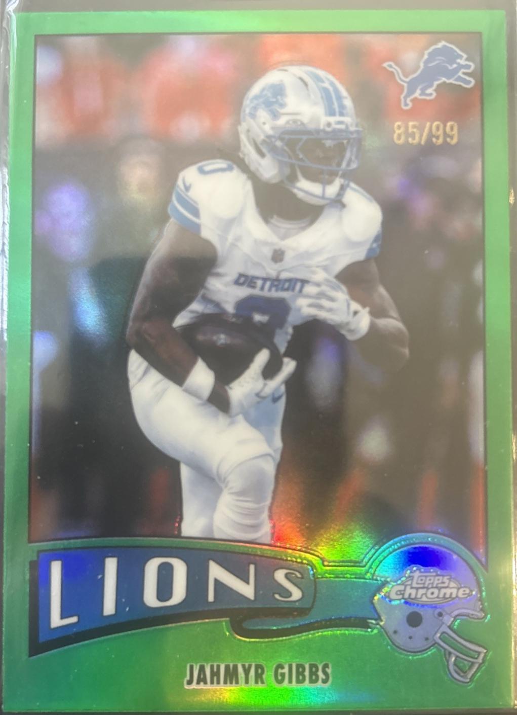 Jahmyr Gibbs [Green Refractor] #101