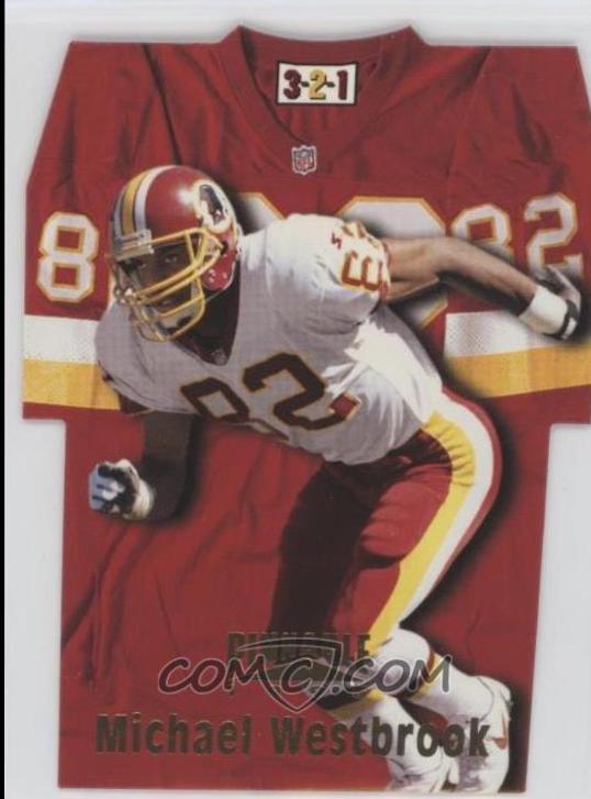 Michael Westbrook #15 Football Cards 1996 Pinnacle Die Cut Jersey