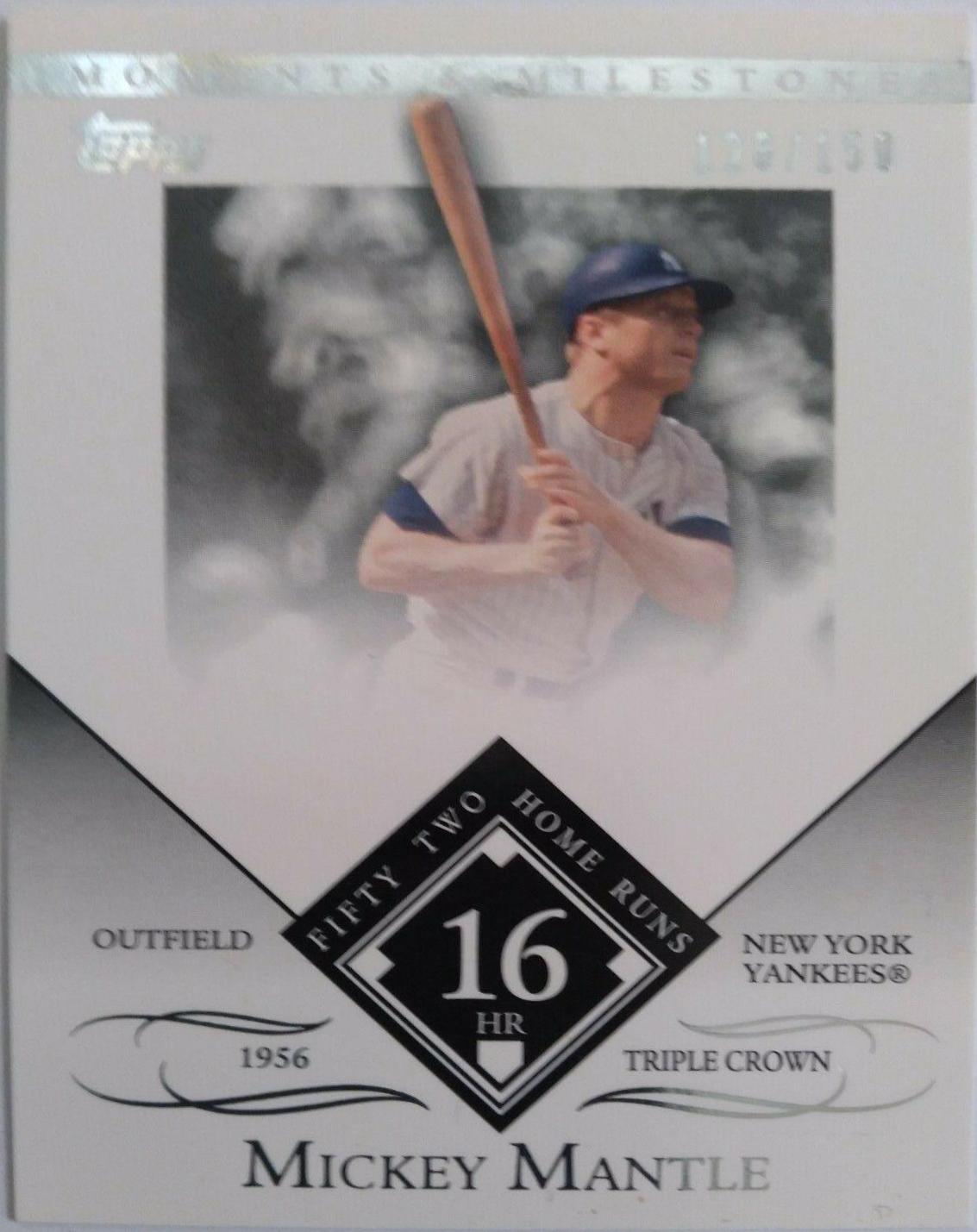 Mickey Mantle #163 2007 Topps Moments & Milestones Baseball