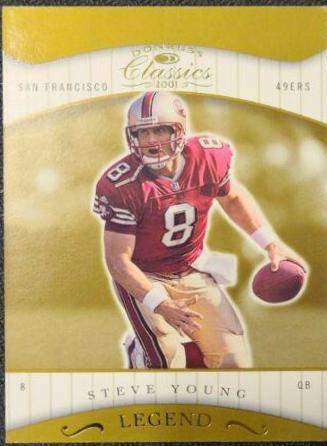 Steve Young #193 2001 Panini Donruss Classics Football