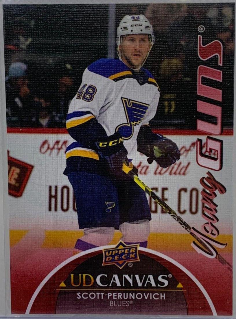 Scott Perunovich #C368 2021-22 Upper Deck Hockey UD Canvas