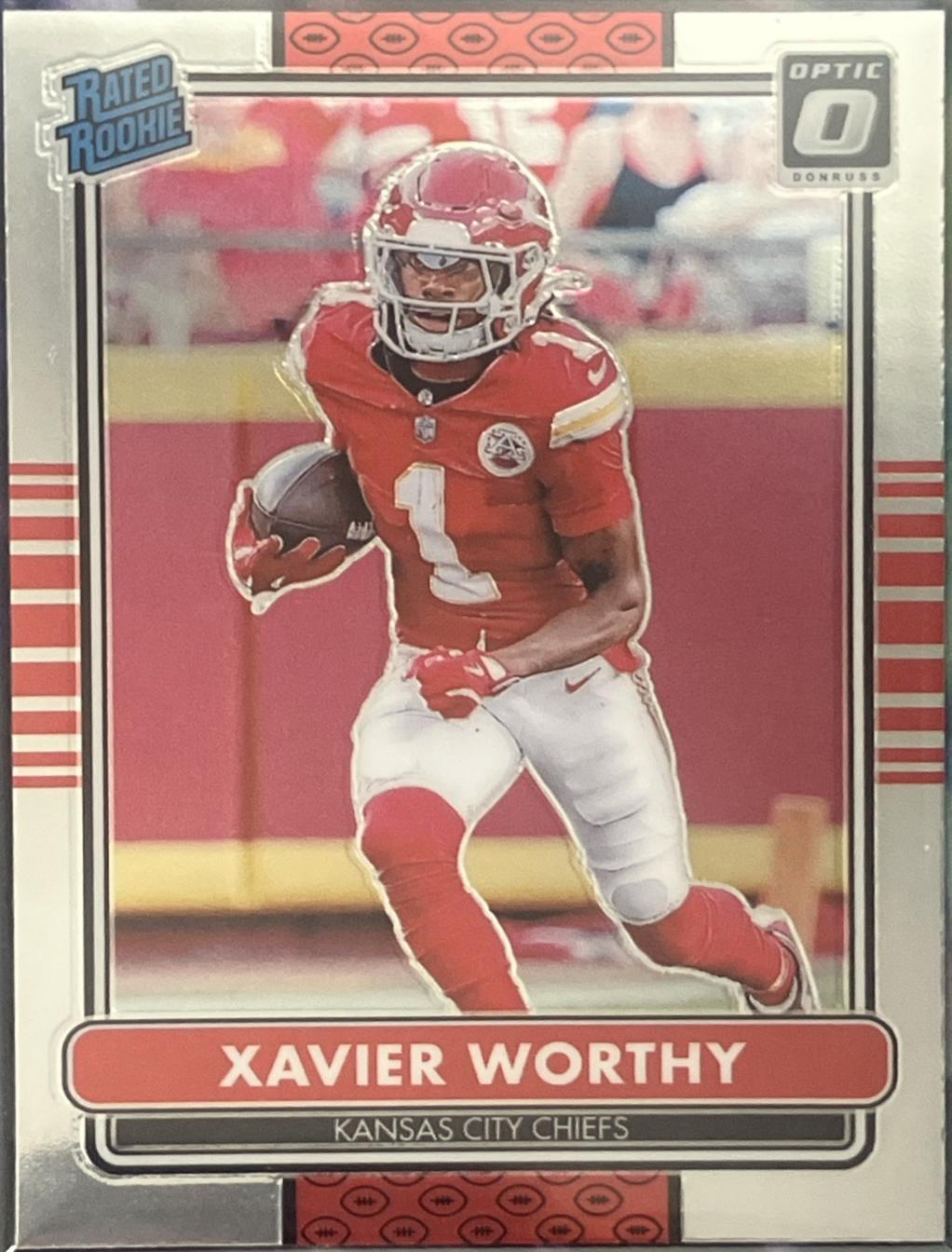 Xavier Worthy #8 Football Cards 2024 Panini Donruss Optic Retro Series