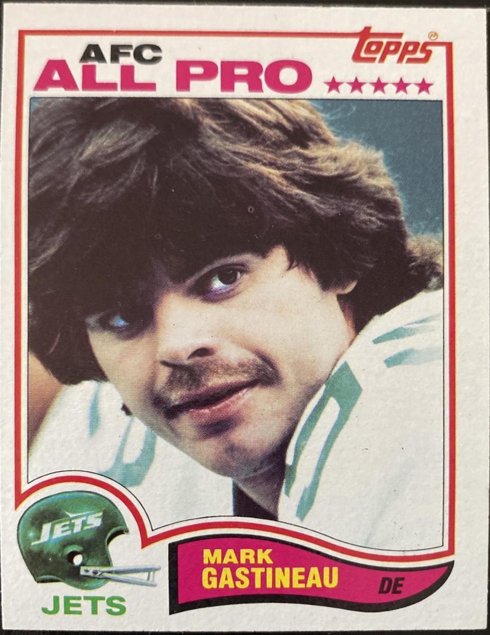 Mark Gastineau #167 1982 Topps Baseball