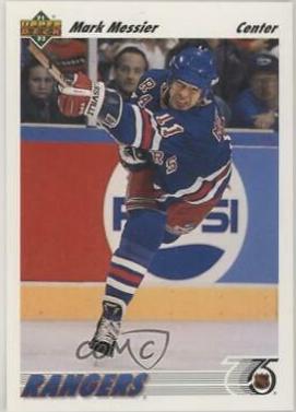 Mark Messier #545 Hockey Cards 1991 Upper Deck
