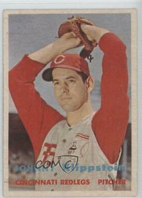 Johnny Klippstein #296 1957 Topps Baseball