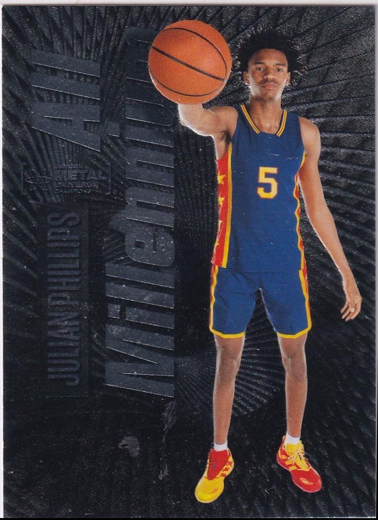 Julian Phillips #139 2023 Skybox Metal Universe Champions Basketball