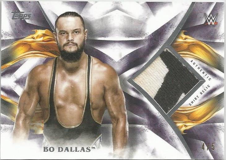 Bo Dallas #UR-BD Wrestling Cards 2019 Topps WWE Undisputed Relic