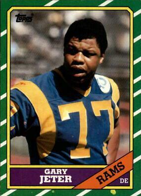 Gary Jeter #87 Football Cards 1986 Topps