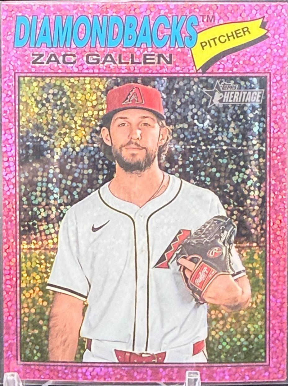 Zac Gallen [Pink Sparkle Chrome] #254