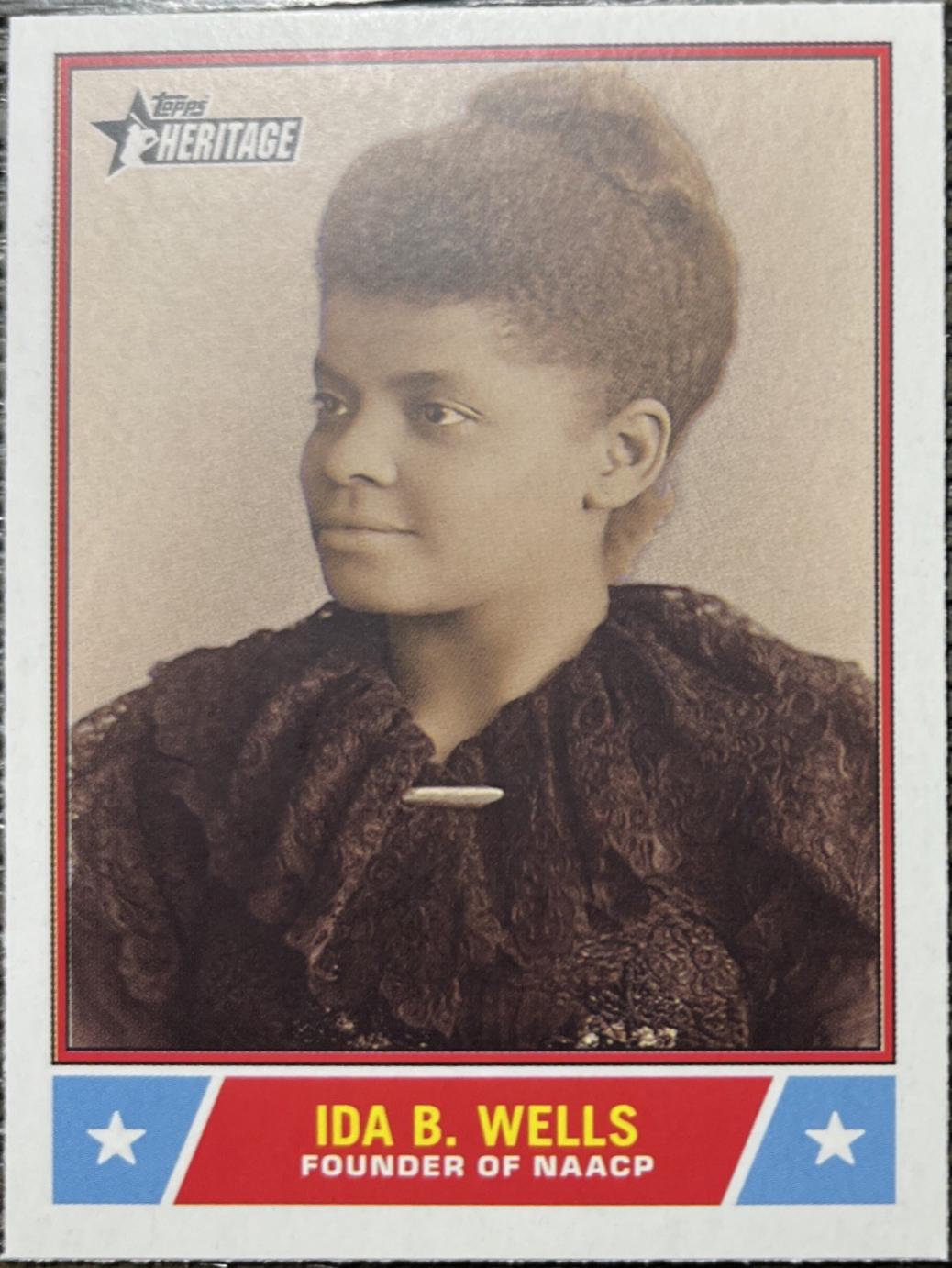 Ida B. Wells #NS-57 Baseball Cards 2025 Topps Heritage Notable American