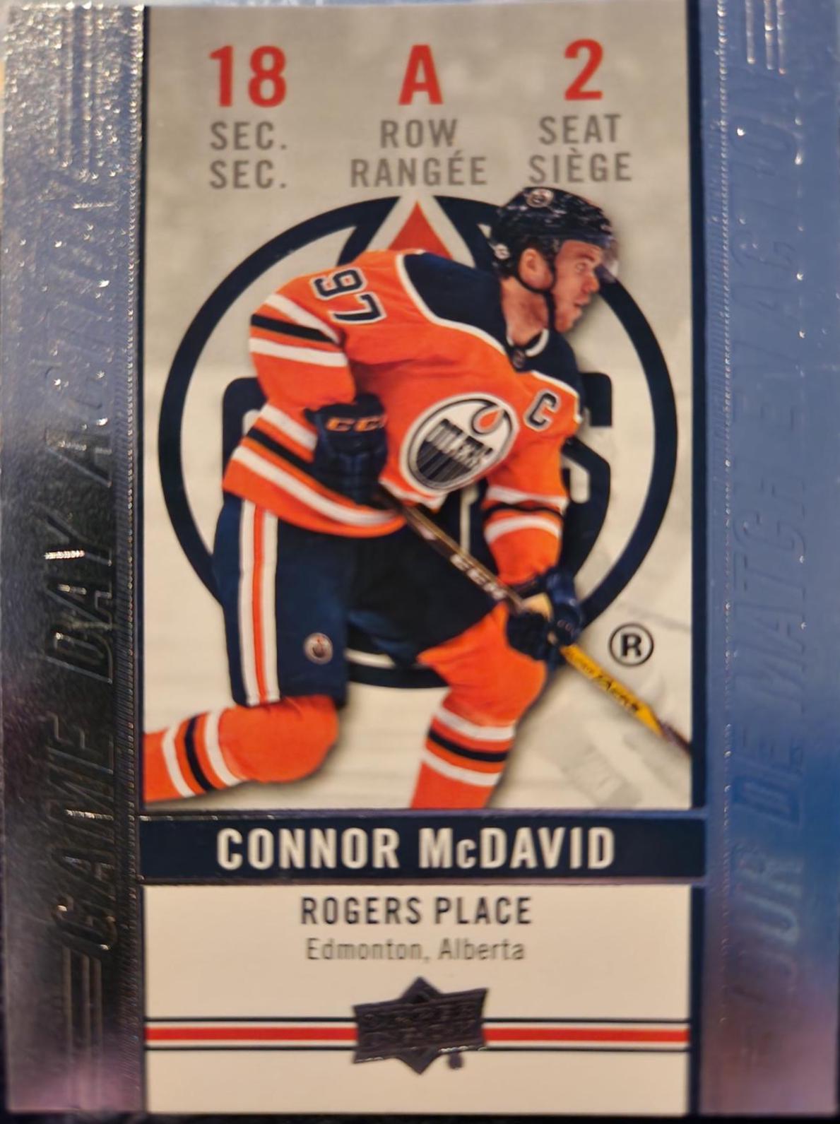 Connor McDavid #GDA-2 Hockey Cards 2018 Upper Deck Tim Hortons Game Day Action