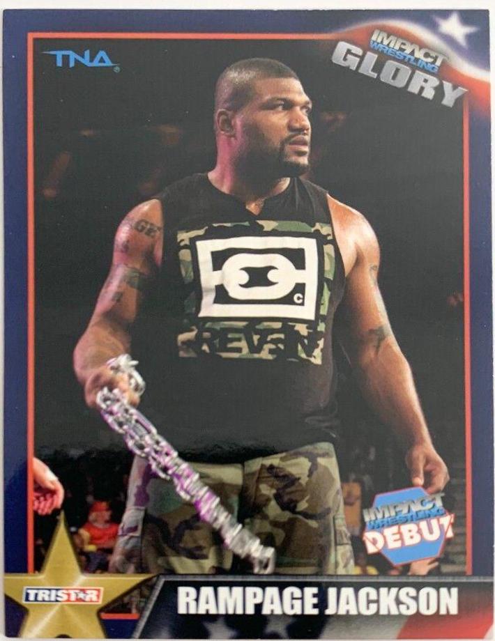 Rampage Jackson #5 Wrestling Cards 2013 TriStar TNA Impact Glory