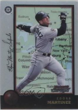 Edgar Martinez #19 Baseball Cards 1998 Bowman Chrome International