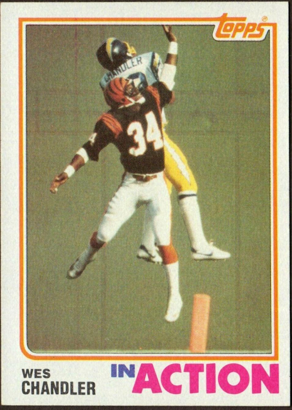 Wes Chandler #229 Football Cards 1982 Topps