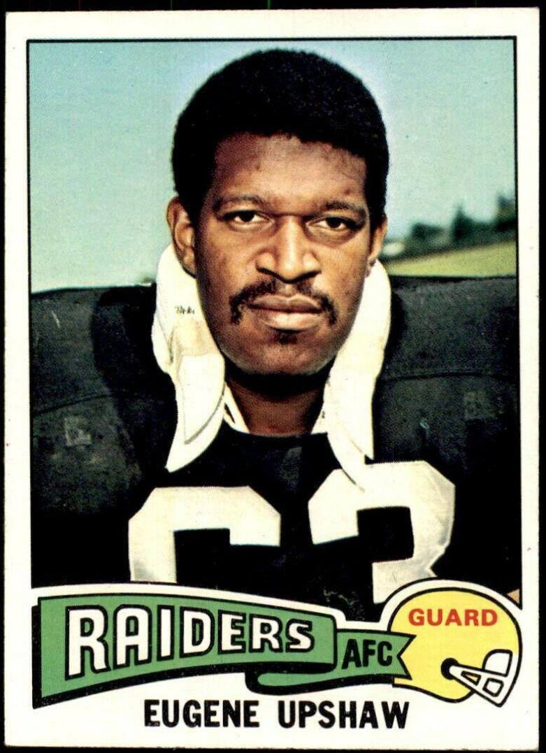 Gene Upshaw #190 Football Cards 1975 Topps