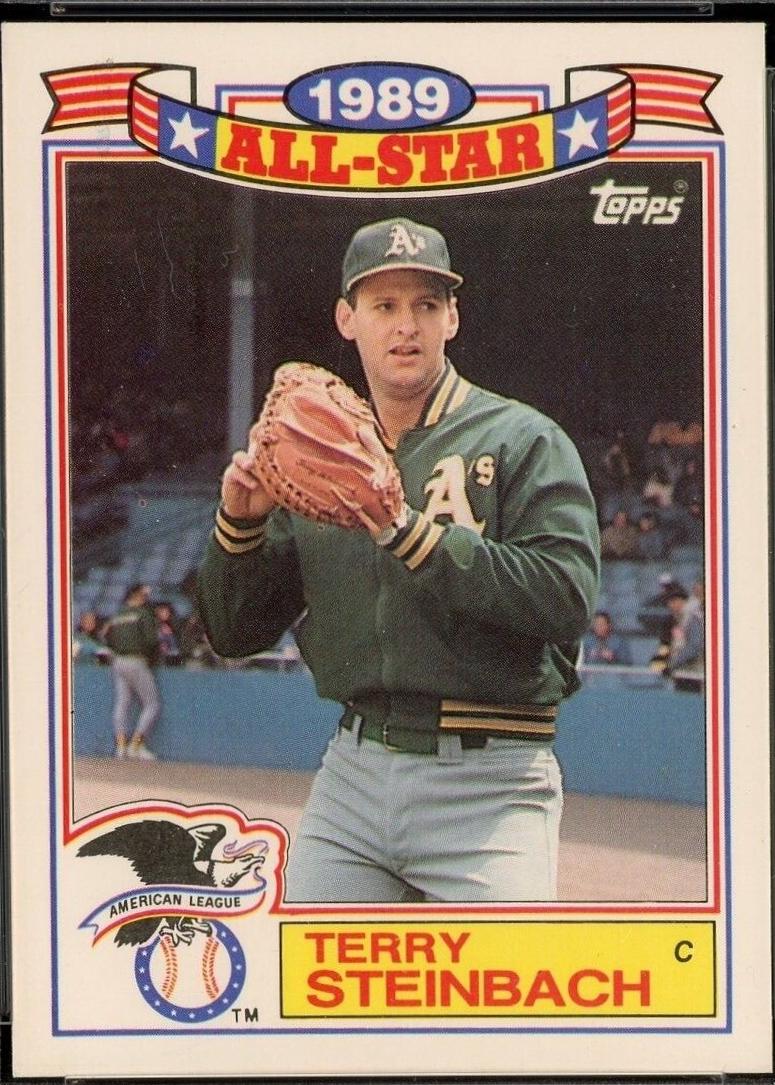Terry Steinbach #20 Baseball Cards 1990 Topps All Star Glossy Set of 22