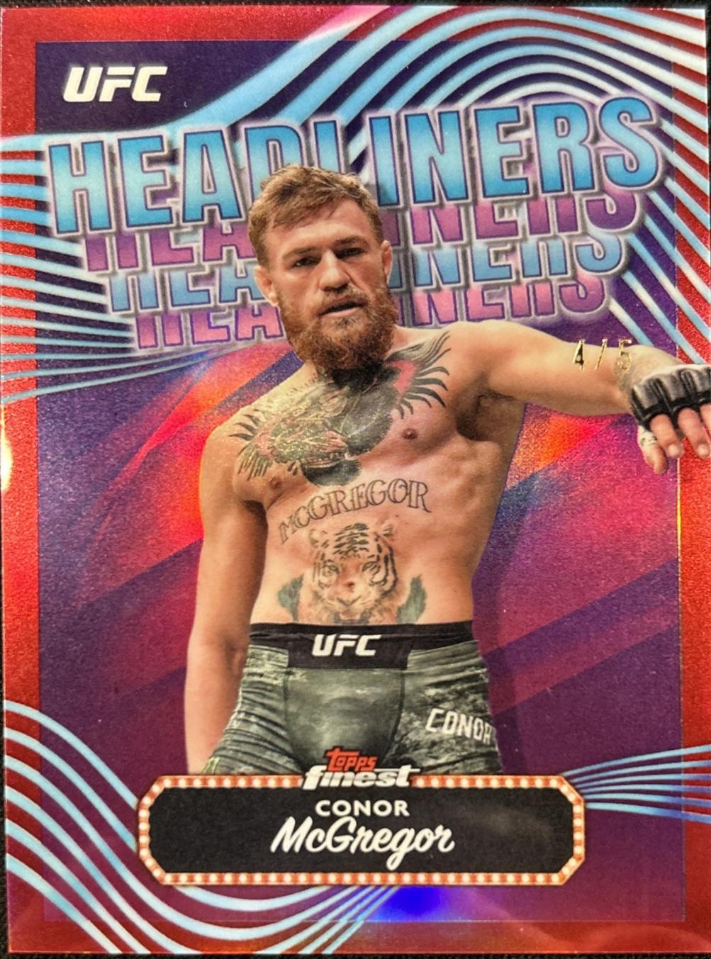 Conor McGregor [Red Refractor] #HDL-5